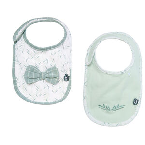 Lot de 2 bavoirs 0-6m Filou 