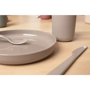 Set de 6 couverts Tiny Bioplastique – Beige/Moka 