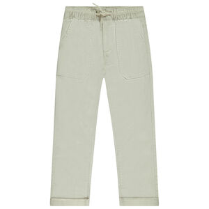 Pantalon uni en toile pour garçon  