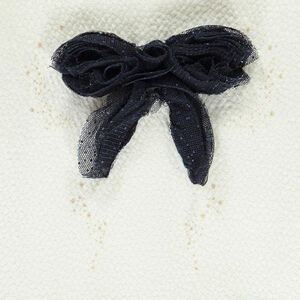 Robe de fête effet 2 en 1 bi-matière pour bébé fille 