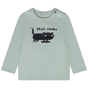 T-shirt manches longues en jersey print fantaisie pour bébé garçon 