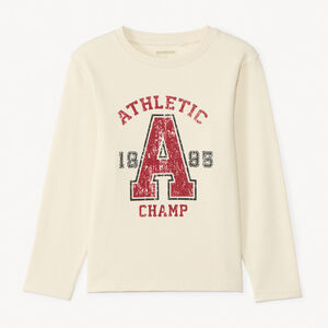 T-shirt manches longues printé pour garçon 