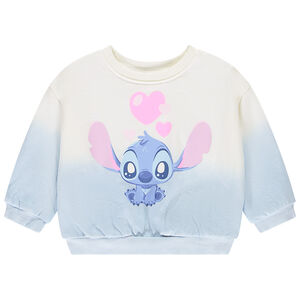 Sweat molleton effet dégradé Stitch Disney pour bébé fille 