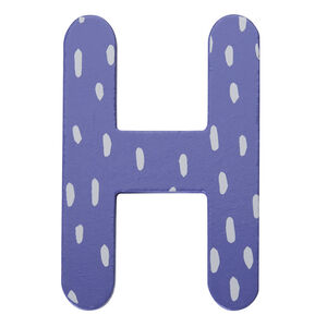 Lettre décorative en bois H 