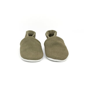 Chaussons souples 0-3M en suède Babysoft trebol 