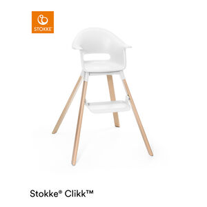 Chaise haute évolutive Clikk - Blanc 