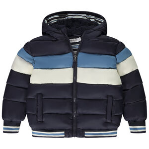 Doudoune effet color block doublée sherpa pour garçon 