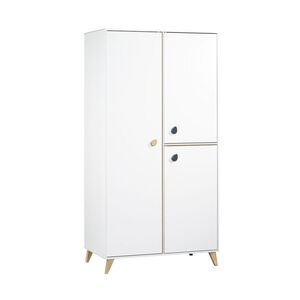 Armoire bébé 3 portes Oslo - Boutons gouttes  