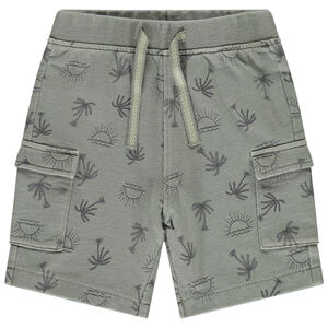 Bermuda style cargo imprimé palmier pour bébé garçon  