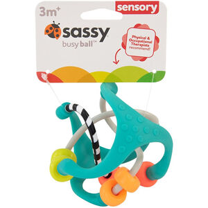 Jouet 1er age -Balle de jeu sensorielle à perles  