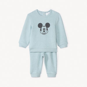 Ensemble jogging Mickey Disney en jacquard pour bébé garçon 