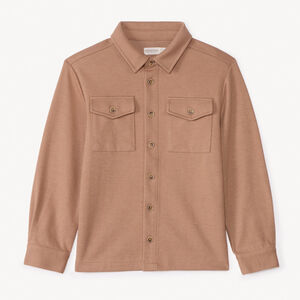 Surchemise en molleton uni pour garçon 