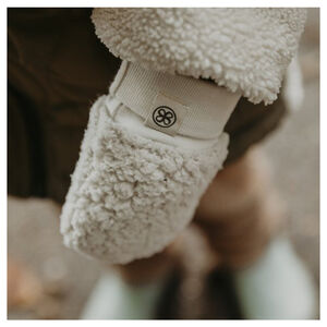 Moufles Teddy 6-12m Off White 