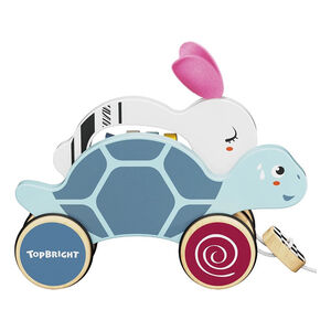 Le lièvre et la tortue jeu à tirer 12m+ 