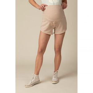 Short de grossesse en molleton avec lurex uni 