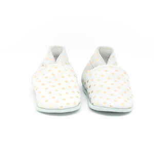 Chaussons souples 18-24M en suède Babysoft Gris Etoiles 