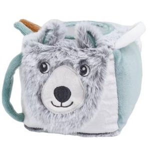 Cube d'activité Buddy Loup - Gris chiné/sauge 