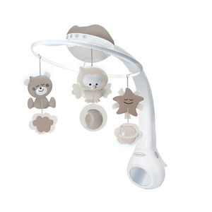 MOBILE 3 IN 1 PROJECTOR MUSICAL MOBILE (ECRU) 