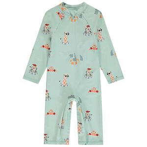 Combinaison de bain anti-UV imprimée pour bébé garçon 