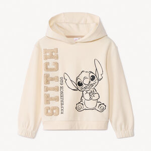 Sweat à capuche Stitch Disney avec broderie pour fille  