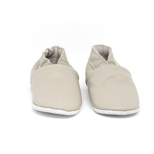 Chaussons souples 18-24M en cuir Babysoft Gris 