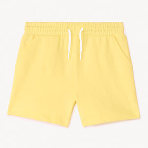 Short en molleton uni pour fille  