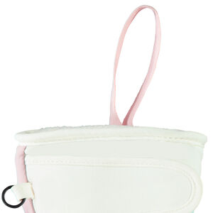 Paire de moufles bicolore doublé micropolaire pour fille  