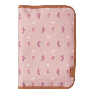 Pochette à langer + tapis à langer Seahorse Rose 