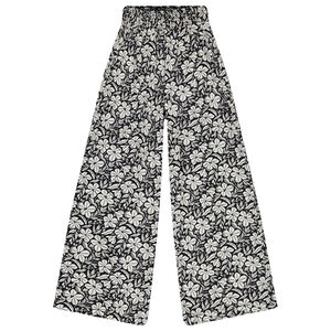 Pantalon large et fluide imprimé fleuri pour fille 