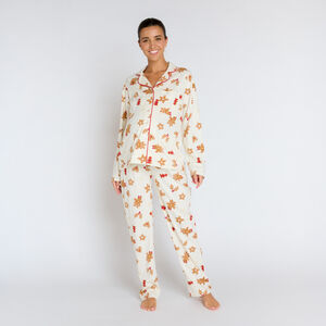 Ensemble pyjama 2 pièces Noël pour femme 