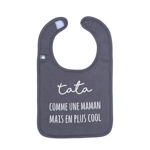 Bavoir en coton Tata 