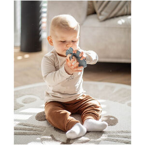 Anneau de dentition silicone Papillon Bleu 