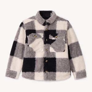 Surchemise à carreaux en sherpa pour garçon 