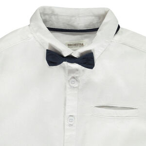 Chemise de cérémonie avec noeud papillon pour garçon 