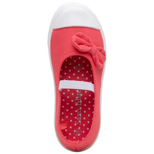 Babies en toile à noeud et doublure à pois du 24 au 35 