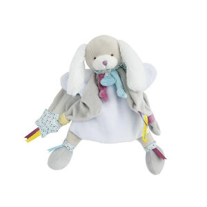 Doudou Marionnette 28cm Chien Toopi Boy - Gris 