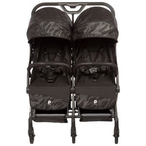 Poussette double premium Aria Twin - Noir 