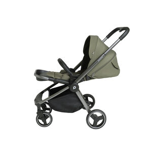 Poussette trio Alba avec nacelle vert olive 