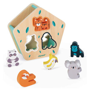 Boîte à formes des animaux en bois Partenariat WWF® 