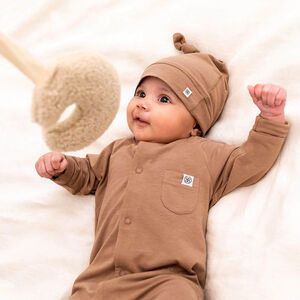 Bonnet noeud 74/80 Coconut Brown  