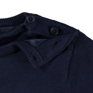 Pull en velours Christmas T-Rex pour bébé garçon 