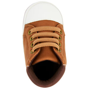 Baskets montantes à lacets élastiques pour bébé garçon 