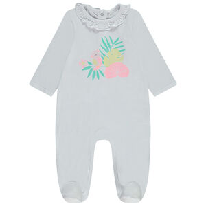 Dors-bien à collerette volantée pour bébé fille 