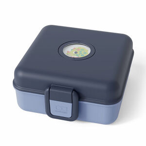 Lunchbox personnalisable 850ml Snacky avec couverts Infinity Blue 
