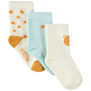 Lot de 3 paires de chaussettes fantaisie pour bébé garçon 