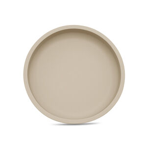 Assiette ronde en silicone Sand 