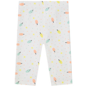 Corsaire en jersey avec imprimé fantaisie pour bébé fille 