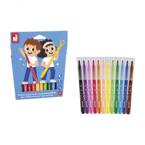 Set de feutres longue durée x12 