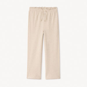 Jogging droit en molleton scintillant pour fille 