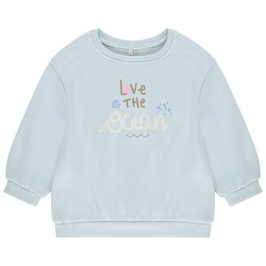 Sweat molleton oversize printé pour bébé fille 
